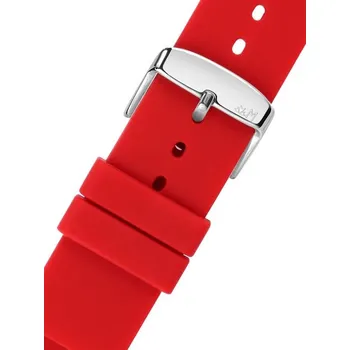 Řemínek na hodinky Silikonový řemínek Morellato Tunguska 5396187.083 M, červený - 18 mm