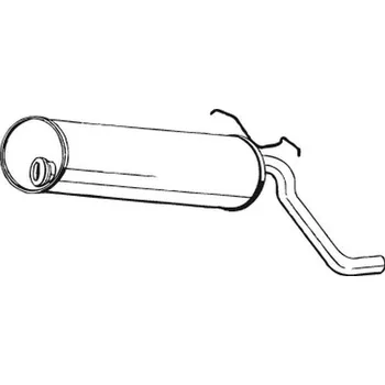 Výfukový systém Zadní tlumič výfuku BOSAL 135-569
