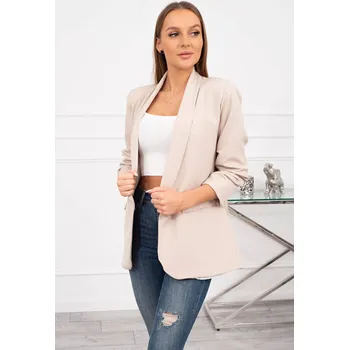 Dámské sako KESI Dámské sako 23842-U tmavě béžoé uni