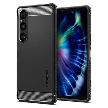 Spigen Rugged Armor, matte black - Sony Xperia 1 VI