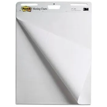 Samolepicí blok Post-it Meeting chart, bílá, 63,5x77,5cm, 3M POSTIT