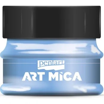 Speciální výtvarná barva Pentart pigmentový prášek Art mica 9 g Barvy Pentart: zlato modrá