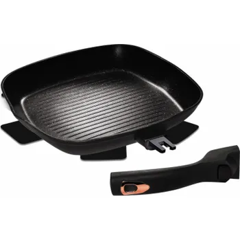 Nádobí Pánev grilovací s odnímatelnou rukojetí 28 cm Black Rose Collection BH-1953