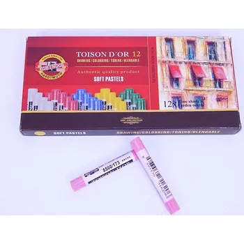 Umělecký papír KOH-I-NOOR Křídy 8500/173 prašné TOISON D'OR, růžová damascénská, 12ks