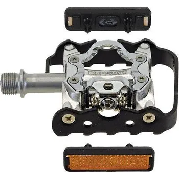 Pedál na kolo Pedály TREK EXUSTAR - SPD jednostranné Alu CNC Cr-Mo osa kompatibilní pro SHIMANO vč. kufrů