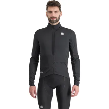 Cyklistická bunda Pánská cyklistická bunda SPORTFUL-Super jacket, black Černá XL