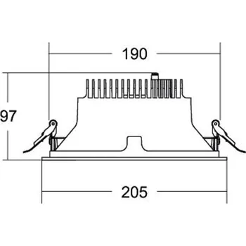 Lampička BRUMBERG Apollo Maxi, 3 000 K, bílá, hladká, kulatá, DALI LED 20,5 W celkem - Doprava zdarma