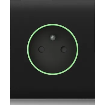 Ajax CenterCover (smart) - Středový kryt zásuvky, horizontální Zvolte barvu produktu: Černá