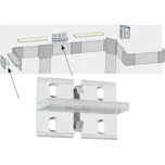 Paulmann Duo Profil 4ks nástěnný držák LED pásky průhledná