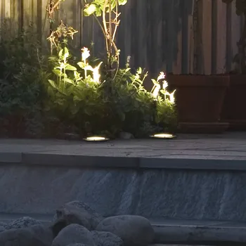 Venkovní osvětlení Konstsmide Svítidlo pro zapuštění do země GROUND SPOT, kulaté - Zapuštění – dolní průměr 8 cm, horní průměr 10 cm ocelově šedá 1 x 7 W - Doprava zdarma