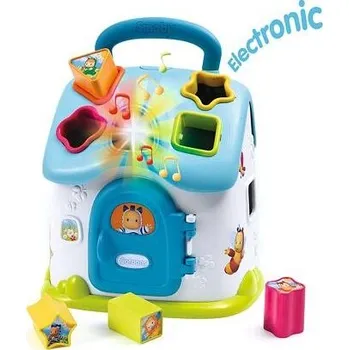 Hračka Cotoons Domeček vkládačka modrý, elektr.