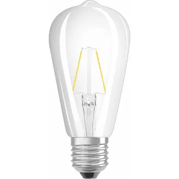 Lampička OSRAM LED žárovka E27 2,5W Rustica 827 čirá