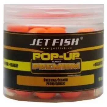 Boilies JET FISH Premium clasicc POP-UP 16 mm - CHILLI/ČESNEK