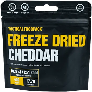 Hotové jídlo Sýr Cheddar Tactical Foodpack lyofilizovaný - 60g