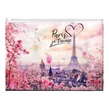 Set školních potřeb Koperta A4 PP z nadrukiem zip Take Me To Paris