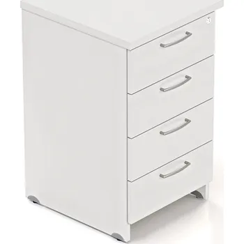 Zásuvkový kontejner Kontejner Visio 50 x 47 cm - 4 zásuvky, bílá