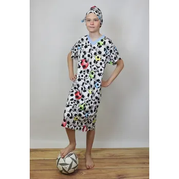 Dámská noční košile Rozárka Klučičí noční košile K1 míče fotbal šedá Barva: šedá, Velikost: 120