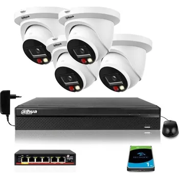 DAHUA IP dohledová sada 4 kamer IPC-HDW2849TM-S-IL-0280B 8Mpx