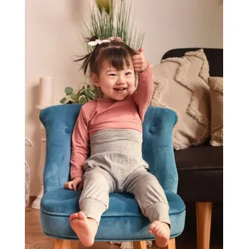 Dětské baggy tepláky, LEHKÉ, šedý melír 80