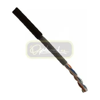Patch panel OPTIX FTP kabel (drát) Cat5e Outdoor černý -40 - 70°C, bal.100m Double Jacket
