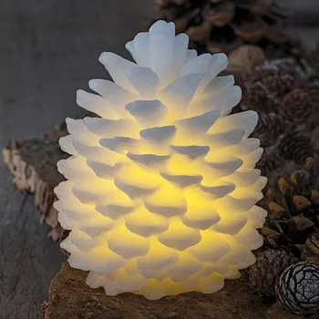 Lampička Sirius LED svíčka Clara ve tvaru kužele, výška 14 cm bílá 1 x LED dioda