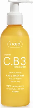 Ziaja Vitamín C.B3 Niacinamide pleťový čisticí gel 190 ml