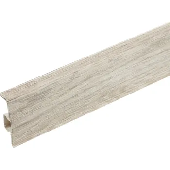 Podlahová lišta Cezar Podlahová lišta soklová PVC - Cezar60 - M404 - Dub Camas matný 60mm (2,5m)