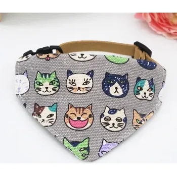 Obojek pro psa Nastavitelný kočičí obojek s motýlkem - 18,M (18-33 cm)