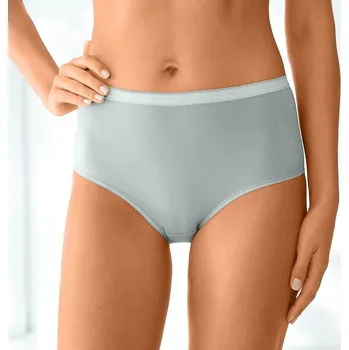 Kalhotky Blancheporte Sada 3 kalhotek maxi z pružné bavlny mandlová+růžová+zelená 50/52