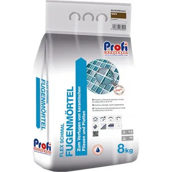 Spárovací hmota ProfiBaustoffe Spárovací hmota PROFI FUGENMÖRTEL FLEX SCHMAL 8 kg Karamelová 8 kg karamelová