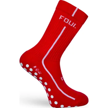 Pánské ponožky FOUL Fotbalové ponožky FOUL 45/48 ČERVENÁ