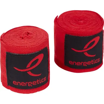 Energetics Boxerské bandáže - 0 - červená - one-size