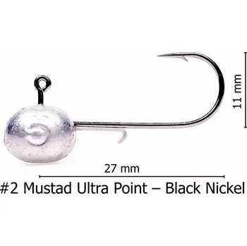 Rybářský háček SAF Jigová hlavička na okouny Mata-Mata #4 5ks - 3g