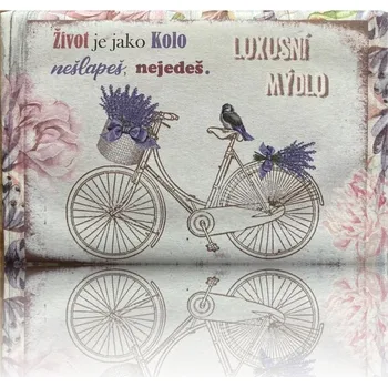 Mýdlo Soap Luxusní přírodní mýdlo 200g s vůní balené - Život je jako Kolo, nešlapeš, nejedeš.