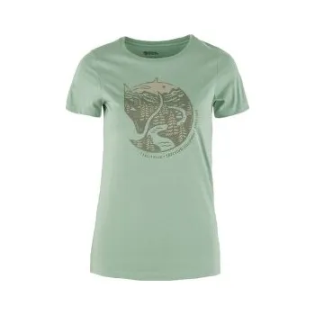 Dámské tričko Fjällräven Arctic Fox Print T-Shirt Women Misty Green zelená S