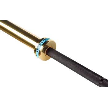 Příslušenství k čince TRUESTEEL Olympijská osa Strongest 2.0 Se středovým vroubkováním - Titanium rukávy