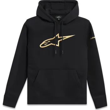 Pánská mikina Mikina GILDED HOODIE, ALPINESTARS (černá/zlatá) (Velikost: L)