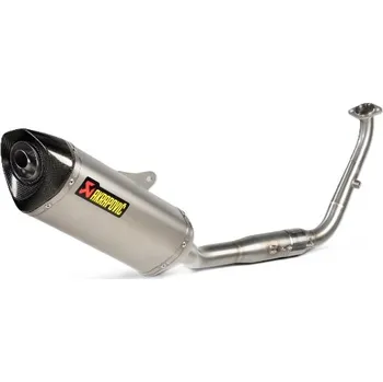 Výfuk pro motocykl Akrapovič na Yamaha MT-125, R125, YZF-R15 (21-24) Racing Line (Titan)