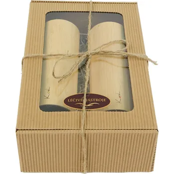 Dárková krabička Krabička na 2 Koshi, Shanti & Heola přírodní