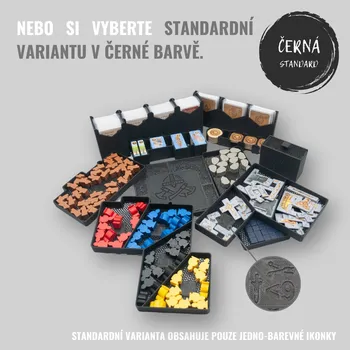 Příslušenství k deskovým hrám Junta Hostina pro Ódina - INSERT do hry (79403) Barva: Černá