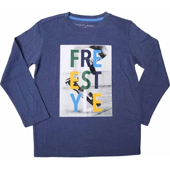 Chlapecké tričko Chlapecké triko Wolf S2232B tmavě modré