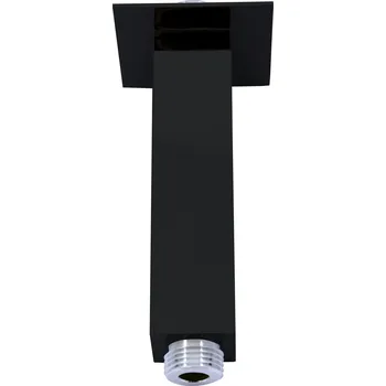 Tyč na sprchový závěs Slezák Rav držák stropní pro hlavovou sprchu 12 cm černá MD0372CMAT