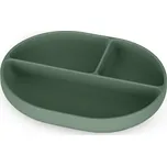 PETITE&MARS Talířek silikonový dělící oválný Take&Match Misty Green 6m+