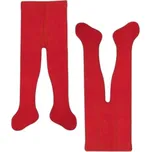 TREPON Kojenecké, bavlněné punčocháče odetka, červené Velikost: 68