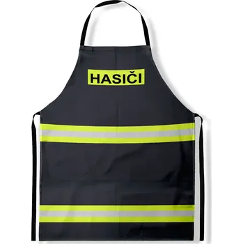 Kuchyňská zástěra Zástěra Hasiči – pruhy