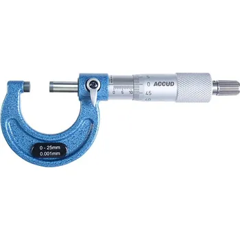 ACCUD 322-001-01 mikrometr 0-25mm s mikrometrickou stupnicí 0.001mm 322-001-01