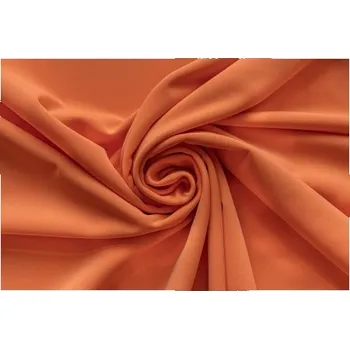 Plavkový úplet Pam/Ly oranžový - metrový textil - Oranžový, 150 cm