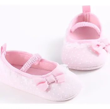 Dámské baleríny Balerínky - SRDÍČKA (6-12m) (Značka: BAYWELL)