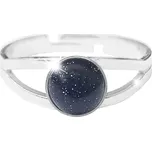 JSB bijoux s.r.o. Stříbrný prsten s pravým kamenem Black Onyx (Stříbro 925/1000)