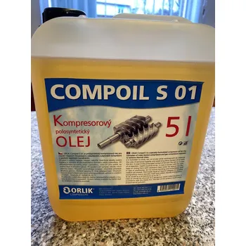 Hydraulický olej ORLÍK Compoil S01 10l olej pro šroubové kompresory
